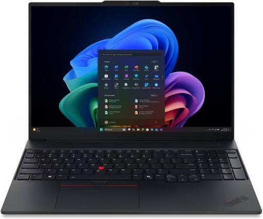 [22AY0005GR] Lenovo ThinkPad E16 Gen 3 Laptop, 16" WUXGA IPS 60Hz Display, Intel Core Ultra 7 256V, 16GB RAM, 1TB SSD, Intel Arc Graphics 140V, English-Arabic K/B, No OS, Black | 22AY0005GR
