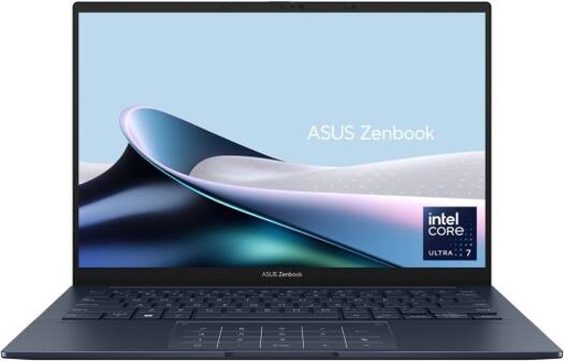 [90NB14W3-M019R0] ASUS Zenbook 14 OLED UX3405CA Laptop, 14" 3K OLED 120Hz Display, Intel Core Ultra 7 255H, 16GB RAM, 1TB SSD, Intel Arc Graphics, English-Arabic K/B, Windows 11 Home, Ponder Blue | 90NB14W3-M019R0