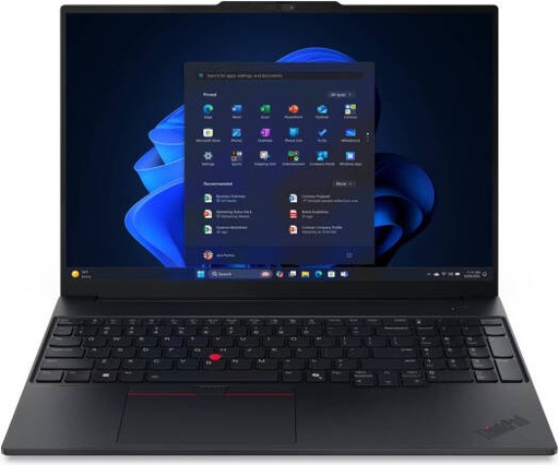 [22AY0004GQ] Lenovo ThinkPad E16 Gen 3 Laptop, 16" WUXGA IPS 60Hz Display, Intel Core Ultra 5 226V, 16GB RAM, 512GB SSD, Intel Arc Graphics 130V, English (EU) K/B, No OS, Black | 22AY0004GQ