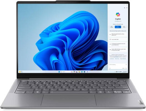 [83CV00FNAX] Lenovo Yoga Slim 7 14IMH9 Laptop, 14" WUXGA OLED Display, Intel Core Ultra 5 125H, 16GB RAM, 1TB SSD, Intel Arc Graphics, English-Arabic Keyboard, Win11, Luna Gray | 83CV00FNAX