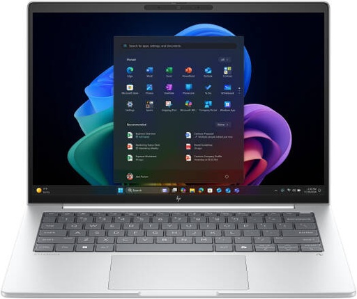 [A37K2ET] HP EliteBook 8 G1i Next Gen AI Notebook Laptop, 14" WUXGA IPS Display, Intel Core Ultra 7 258V, 32GB RAM, 1TB SSD, Intel Arc Graphics, English Keyboard, Win 11 Pro, Silver | A37K2ET