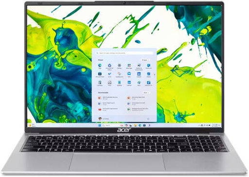[NX.D73EM.001] Acer Aspire Lite AL16-54P-52DK Laptop, 16" WUXGA IPS Display, Intel Core i5-1334U Processor, 16GB RAM, 512GB SSD, Intel UHD Graphics, English/Arabic Keyboard, Windows 11, Silver | NX.D73EM.001