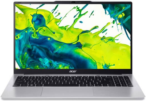 [NX.D4CEM.001] Acer Aspire Lite AL15-72P-741M Laptop, 15.6" FHD IPS Display, Intel Core i7-13620H, 16GB RAM, 512GB SSD, Intel UHD Graphics Card, Windows 11, English/Arabic Keyboard, Light Silver | NX.D4CEM.001