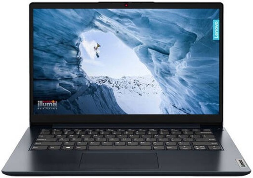 [82V6005HUK] Lenovo IdeaPad 1 14IGL7 Laptop, 14" FHD Display, Intel Celeron N4020 Processor, 4GB RAM, 128GB SSD, Integrated Intel UHD Graphics 600, English Keyboard, Windows 11 Home, Abyss Blue | 82V6005HUK