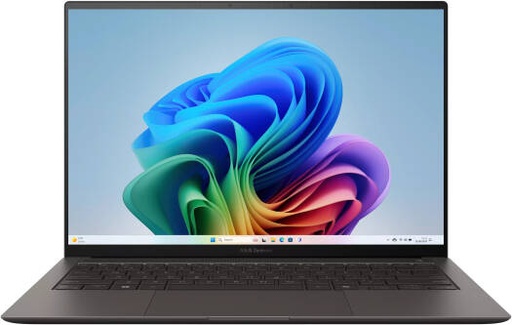 [90NB16Q6-M009T0] ASUS Zenbook S14 UX5406AA Laptop, 14" 3K OLED 120Hz Display, Intel Core Ultra 9 386H, 32GB RAM, 1TB SSD, Intel Graphics, English-Arabic Keyboard, Win11, Antrim Gray | 90NB16Q6-M009T0