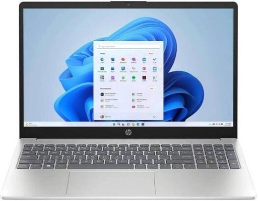 [BZ1W9UA-ultra-5] HP 15-fd0154wm Laptop, 15.6" FHD IPS Touch Display, Intel Core Ultra 5 125H, 8GB RAM, 512GB SSD, Intel Graphics. English Keyboard, Windows 11 Home, Natural Silver | BZ1W9UA-ultra-5