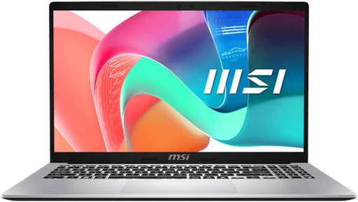 [9S7-15S112-860] MSI Modern 15 F1MG Laptop, 15.6" FHD IPS Display, Intel Core 7 150U Processor, 16GB RAM, 512GB SSD, Intel Graphics, English-Arabic Keyboard, Urban Silver | 9S7-15S112-860