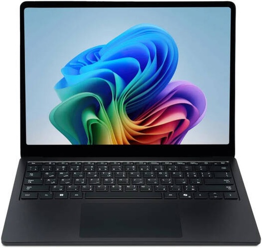 [EP2-33338] Microsoft Copilot+ PC Surface 7th Edition Laptop, 13" PixelSense Touch Display, Qualcomm Snapdragon X Plus, 16GB RAM, 256GB SSD, Qualcomm Adreno GPU, Eng/Arab K/B, WIn11, Black | EP2-33338