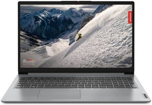 [82VG00PNAX] Lenovo IdeaPad 1 15AMN7 Laptop, 15.6" FHD TN Display, AMD Ryzen 5 7520U, 16GB RAM, 512GB SSD, AMD Radeon 610 Graphics, Non-Backlit English-Arabic Keyboard, Win11, Cloud Gray | 82VG00PNAX