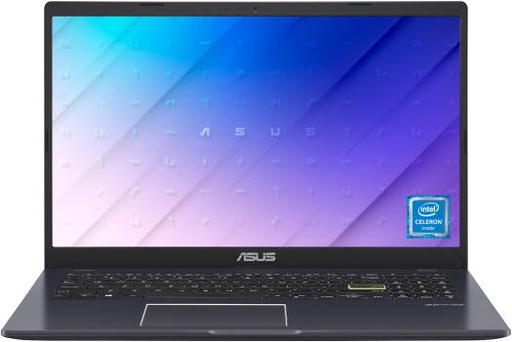 [E510KAB-BR1140WS] ASUS Vivobook Go 15 E510KA Laptop, 15.6" HD 60Hz Display, Intel Celeron N4500, 4GB RAM, 128GB eMMC, Intel HD Graphics, English-Arabic Keyboard, Windows 11 Home, Star Black | E510KAB-BR1140WS