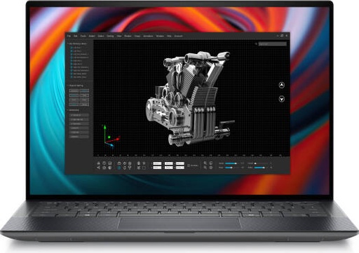 [DCCUDEL11M54WU7BX001] Dell Precision 5490 Workstation Laptop, 14" FHD+ 60Hz Display, Intel Core Ultra 7 155H, 16GB RAM, 512GB SSD, NVIDIA RTX 1000 Ada 6GB Laptop GPU, English - Arabic K/B, Gray | DCCUDEL11M54WU7BX001
