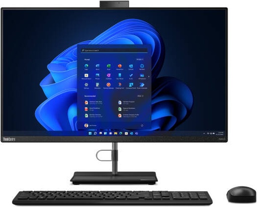 [12JU001JGP] Lenovo ThinkCentre neo 30a 27 Gen 4 AIO PC, 27" FHD IPS Display, Intel Core i7-13620H, 8GB RAM, 512GB SSD, Intel UHD Graphics, USB Keyboard English & Mouse, No OS, Raven Black | 12JU001JGP