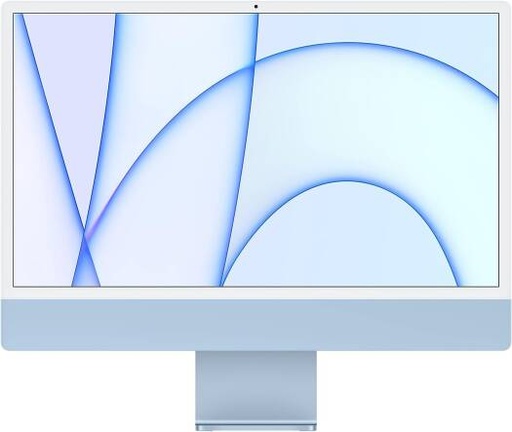 [MGPK3B/A] Apple iMac (2021) Desktop Computer, 24'' Retina 4.5K Display, Apple M1 Chip 8C CPU, 8C GPU, 16C Neural Engine, 8GB RAM, 256GB SSD, Gigabit Ethernet, Magic Keyboard English & Mouse, Blue | MGPK3B/A