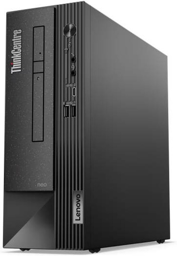 [11T000HBGR] Lenovo ThinkCentre neo 50s SFF Desktop Computer, Intel Core i7-12700 4.9GHz, 8GB RAM 256GB SSD, Intel UHD Graphics 770, DVDRW, USB Calliope ENG-ARB K/B & Mouse, No OS, Black | 11T000HBGR