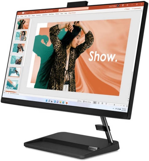 [F0GH00U2AX] Lenovo IdeaCentre AIO 3 24IAP7 Desktop, 24" FHD IPS Display, Intel Corei7-13620, 8GB RAM, 512GB SSD, Integrated Intel UHD Graphics, Wireless Black ENG-ARB KB + Mouse, No OS, Black | F0GH00U2AX