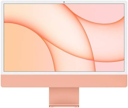 [Z132001VG] Apple iMac (2021) Desktop Computer, 24'' Retina 4.5K Display, Apple M1 Chip 8C CPU, 8C GPU, 16C Neural Engine, 8GB RAM, 512GB SSD, Gigabit Ethernet, Magic Keyboard English & Mouse, Orange | Z132001VG