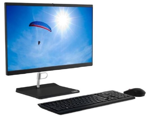 [11LC0039UM] Lenovo V30a-22IIL 21.5" FHD Non Touch AIO PC, 10th Gen Intel Core i3-1005G1, 4GB RAM, 1TB HDD, Intel UHD Graphics, Webcam, With Keyboard / Mouse, No OS, Black | 11LC0039UM