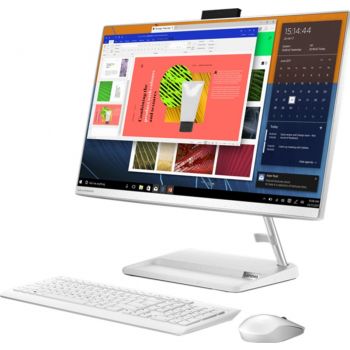 [F0G0009LAX] Lenovo AIO3 241TL6 23.8" FHD Touch Screen, Intel Core i7-1165G7 2.80GHZ, 8GB RAM, 512GB SSD, 2GB Nvidia Geforce MX450 Graphics, Bluetooth, Camera, Wireless, Windows 10, White | F0G0009LAX