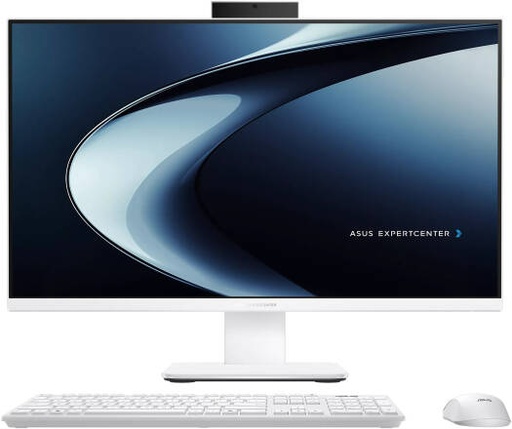 [90PT03W8-M01JN0] ASUS P470VAT ExpertCenter P400 All in One PC, 27" FHD Touch Display, Intel Core 7 240H, 16GB RAM, 1TB SSD, Intel Graphics, English-Arabic Keyboard, Windows 11 Home, White | 90PT03W8-M01JN0