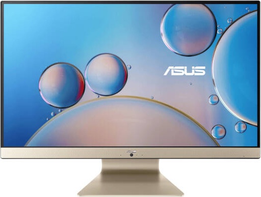 [90PT0341-M00D40] Asus M3700WU All-In-One Desktop Computer, 27" FHD Touch Display, AMD Ryzen 7 5700U, 8GB RAM, 512GB SSD, Radeon Graphics, ENG K/B & Mouse, No OS, Gold / Black | 90PT0341-M00D40