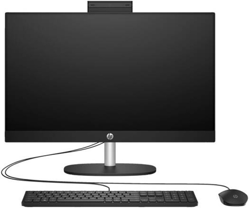 [91H64EA] HP All-in-One 24-cr0124nh Desktop Computer, 23.8" FHD IPS Display, Intel Core i5-1335U, 8GB RAM, 512GB SSD, Intel Iris Xe Graphics, English Keyboard & Mouse, No OS, Black | 91H64EA