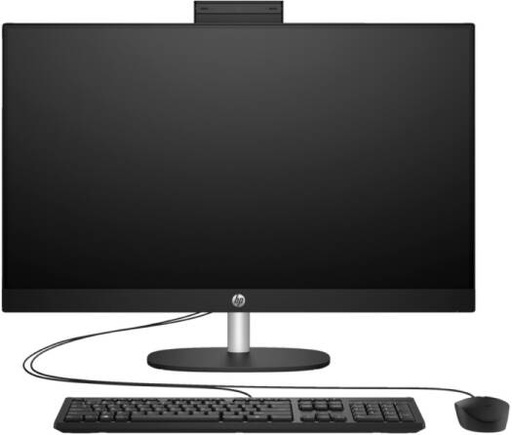 [91H75EA] HP All-in-One 27" Inch FHD IPS Display, 13th Gen Intel Core i7 1355U, Iris X Graphics, 8 GB DDR4 RAM, 512 GB NVMe SSD, No OS, Bundle PC, Jet Black | 27-cr0086nh | 91H75EA