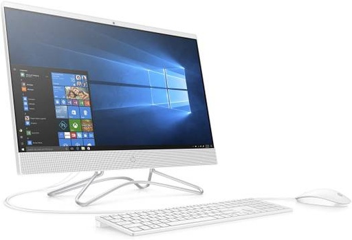 [46R16PA] HP All In One 24-DP1038NY 23.8" FHD IPS Touch PC, 11th Gen Intel Core i5-1135G7, 8GB DDR4 RAM, 1TB HDD, Intel Iris Xe, DVDRW, Webcam, With Wired Keyboard + Mouse, Windows 10 Home, Snow White | 46R16PA
