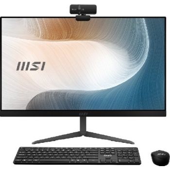 [9S6-AE0112-829] MSI Modern AM241 11M A23.8" FHD All In One PC, Intel Core i5-1135G7, 8GB RAM, 1TB HDD+256GB SSD, Windows 11, Wireless Keyboard + Mouse, Black | 9S6-AE0112-829