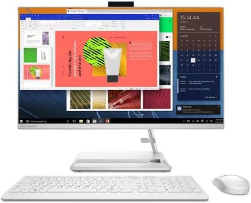 [F0FW0056AX] Lenovo IdeaCentre AIO 3 27ITL6 27" FHD All in One Desktop, 1920x1080 Non-Touch Display, 11th Gen Intel Core i5-1135G7, 8GB RAM, 512GB SSD, MX450 2GB Graphics, No OS, White | F0FW0056AX