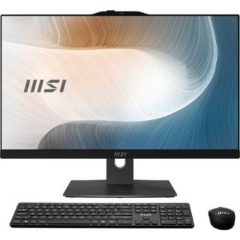 [9S6-AE0121-804] MSI Modern AM242TP 11M 23.8" FHD Touch All-in-One Desktop Computer, Intel Core i5-1135G7, 8GB RAM, 1TBHDD+256GB SSD, Wireless Keyboard + Mouse, Windows 11, Black | 9S6-AE0121-804