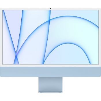 [MGPL3B/A] Apple iMac with 4.5K 24'' LED Retina All in One PC, M1 8-core, 8GB RAM, 512GB SSD, macOS, Gigabit Ethernet, English Keyboard, Blue | MGPL3B/A