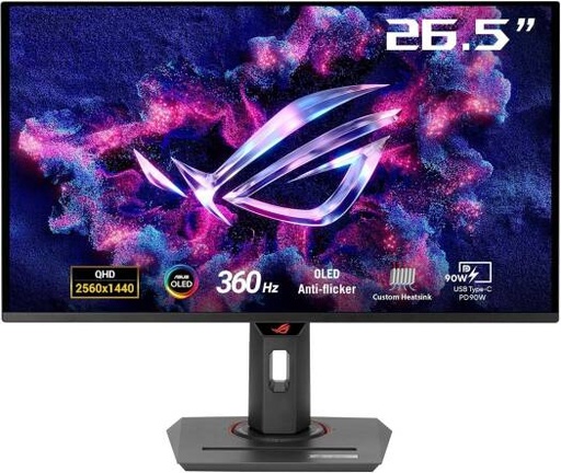 [XG27ACDNG] ASUS ROG Strix XG27ACDNG Gaming Monitor, 27" QD-OLED Display, QHD Resolution, 360Hz Refresh Rate, 0.03ms (GtG) Response Time, AMD FreeSync Premium Pro & G-SYNC Compatible, Black | XG27ACDNG