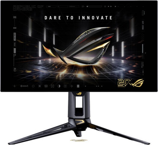 [PG27AQWP-G-20th] ASUS ROG Swift OLED PG27AQWP-G Edition 20 Gaming Monitor, 27" WOLED Display, QHD Resolution, 540Hz Refresh Rate, 0.03ms (GtG) Response Time, AMD FreeSync Premium Pro, NVIDIA G-SYNC | PG27AQWP-G-20th