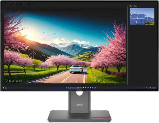 [64A8XAT2UK] Lenovo ThinkVision P32UD-40 Monitor, 32" IPS Display, 4K UHD Resolution, 120Hz Refresh Rate, 4ms (Extreme GtG) Response Time, 1.07 Billion Colors, Raven Black | 64A8XAT2UK