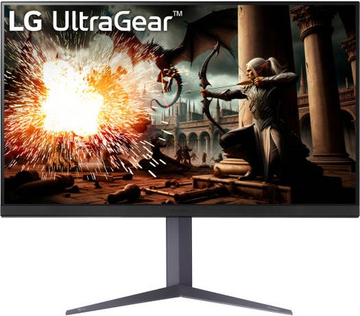 [32GS75Q] LG UltraGear Gaming Monitor, 32" IPS Display, QHD Resolution, 180Hz Refresh Rate, 1ms (GtG @ Faster) Response Time, NVIDIA G-SYNC Compatible, AMD FreeSync, Black | 32GS75Q