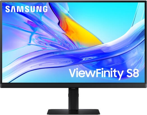 [LS32D806UAMXUE] SAMSUNG ViewFinity S8 S80UD Monitor, 32" VA Display, 4K UHD Resolution, 60Hz Resolution, 5ms Response Time, 1.07b Color Support, 90W USB-C Charging Power, Black | LS32D806UAMXUE