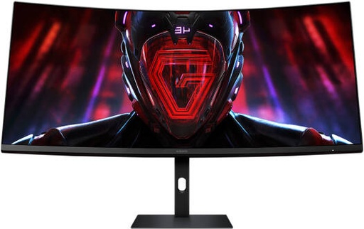 [G34WQi] Xiaomi Curved Gaming Monitor, 34" UWQHD VA Display, 180Hz Refresh Rate, 1ms (MPRT) Response Time, AMD FreeSync Premium Technology, 1500R Curvature, 16.7m Color Display, Black | G34WQi