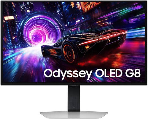 [LS27FG810SMXUE] SAMSUNG Odyssey G8 Gaming Monitor, 27" 4K UHD OLED Display, 240Hz Refresh Rate, 0.03ms (GTG) Response Time, FreeSync Premium Pro, Super Arena Gaming UX, Silver | LS27FG810SMXUE