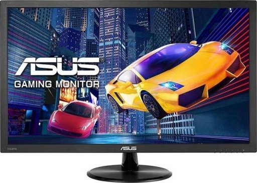 [90LM01K0-B01B70] ASUS VP228HE Gaming Monitor, 22" TN Display, FHD Resolution, 60Hz Refresh Rate, 1ms (GtG) Response Time, GamePlus Technology, Flicker-Free Feature, 16.7m Color Display, Black | 90LM01K0-B01B70