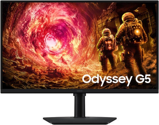 [LS27FG502EMXUE] SAMSUNG Odyssey G5 G50F Gaming Monitor, 27" IPS Display, QHD Resolution, 180Hz Refresh Rate, 1ms (GtG) Response Time, AMD FreeSync & G-Sync Compatible, 16.7m Color Support | LS27FG502EMXUE