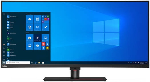 [62C1GAT6UK] Lenovo ThinkVision P40w-20 Curved Monitor, 40" IPS Display, WUHD Resolution, 75Hz Refresh Rate, 4ms (Extreme Mode) Response Time, 1.07b Color Display, 2500R Curvature, Black | 62C1GAT6UK