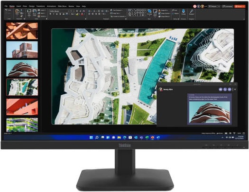[64BEKAT1UK] Lenovo ThinkVision S27-4e Monitor, 27" IPS Display, FHD Resolution, 100Hz Refresh Rate, 4ms (GtG Extreme) Response Time, 16.7 Million Color Support, Raven Black | 64BEKAT1UK