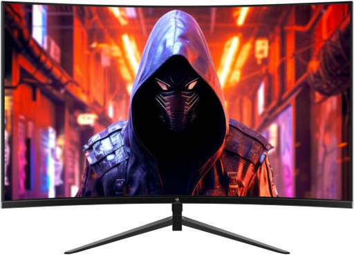 [UG24] Z-EDGE UG24 Curved Gaming Monitor, 24" VA Display, FHD Resolution, 180Hz Refresh Rate, 1ms (MPRT) Response Time, 1650R Curvature, Black | UG24