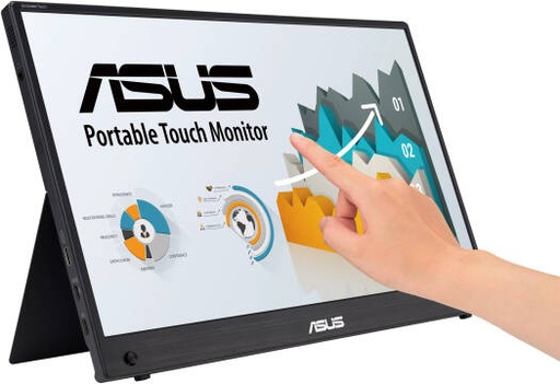 [90LM04S0-B02170] ASUS ZenScreen Touch MB16AMTR Portable Monitor, 15.6" IPS Touch Display, FHD Resolution, 60Hz Refresh Rate, 5ms (GtG) Response Time, 10-Point Projective Capacitive Touch | 90LM04S0-B02170