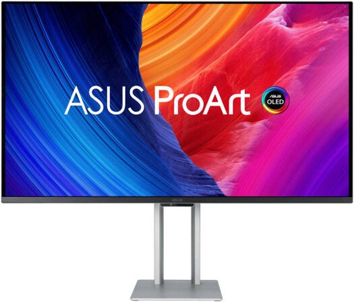 [90LM03HE-B01K70] ASUS ProArt PA32UCDM Monitor, 32" QD-OLED Display, 4K UHD Resolution, 240Hz Refresh Rate, 0.1ms (GtG) Response Time, 1.07B Color Display, Silver | 90LM03HE-B01K70