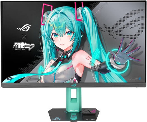 [90LM0C7U-B01371] ASUS ROG Strix XG27ACMEG-G Hatsune Miku Edition Gaming Monitor, 27" Fast IPS Display, QHD Resolution, 260Hz Refresh Rate, 0.3ms Response Time, NVIDIA G-Sync & AMD FreeSync Premium | 90LM0C7U-B01371