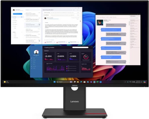 [64AFGAR2US / 64AFGAT2UK] Lenovo ThinkVision T27UD-40 Monitor, 27" IPS Display, 4K UHD Resolution, 60Hz Refresh Rate, 4ms (GtG Extreme Mode) Response Time, 1.07 Billion Color Support, Black | 64AFGAR2US / 64AFGAT2UK