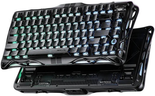 [V75- HE] GravaStar Mercury V75- HE Gaming Keyboard, 75% Layout, Jade Pro Switch, 8kHz Polling Rate, Semi-Aluminum Construction, Dynamic Rapid Trigger, Stealth Black | V75- HE