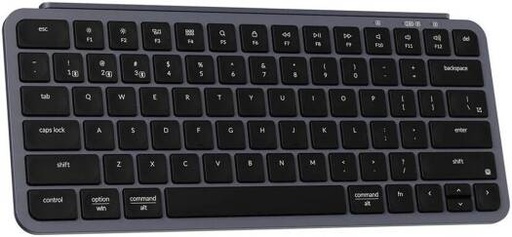[B1P-K1-AR] Keychron B1 Pro Ultra-Slim Keyboard, Wireless Bluetooth 5.2, 2.4 GHz, 1000 Hz Polling Rate, English - Arabic Layout, Space Gray | B1P-K1-AR