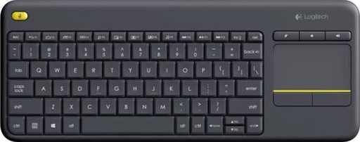 [920-007153 / 920-007145] Logitech K400 Plus TV Wireless Touch Keyboard Touchpad Keyboard for Internet-Connected TVs | 920-007153 / 920-007145